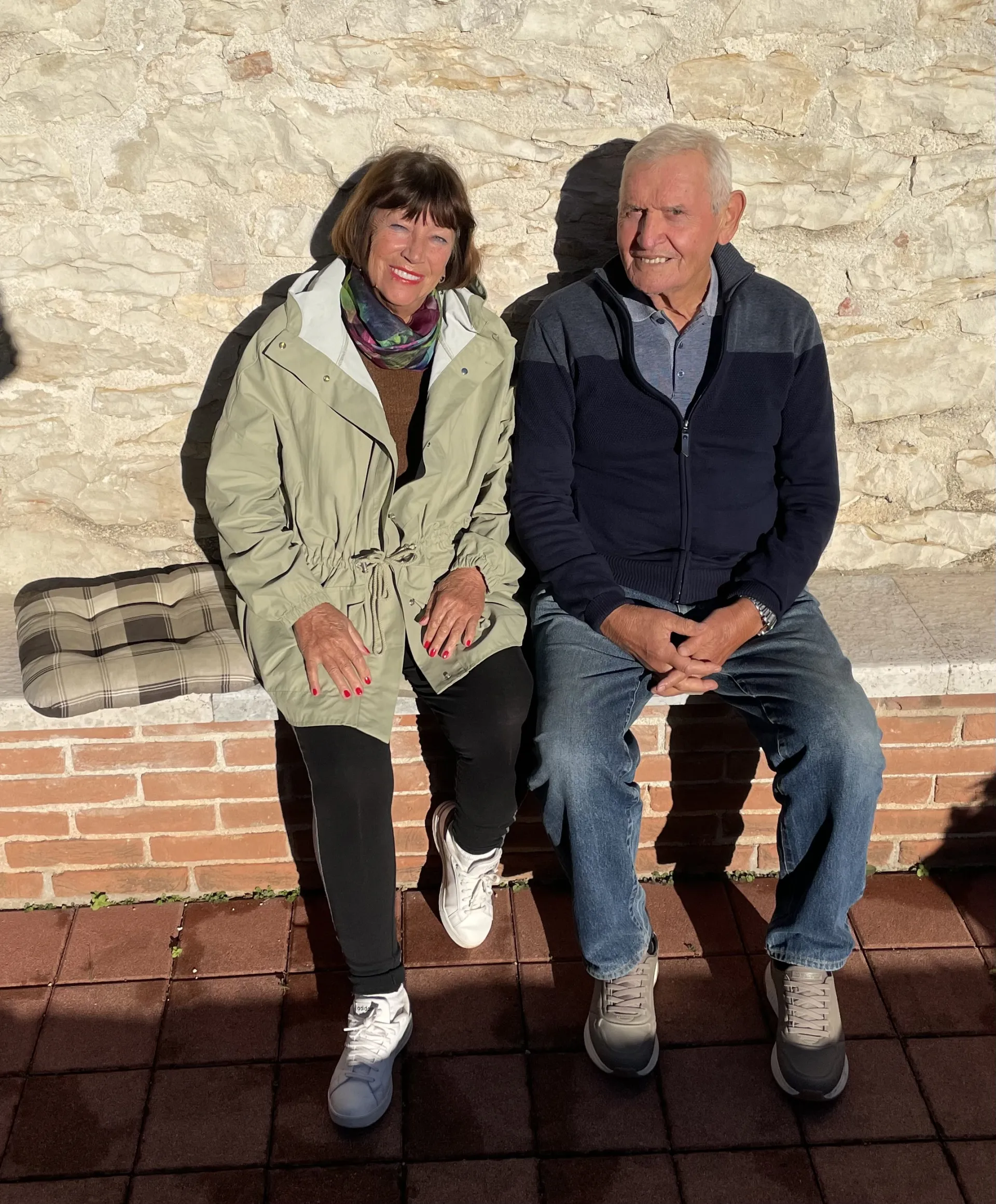 Family portrait of the hosts of Casa Iveta